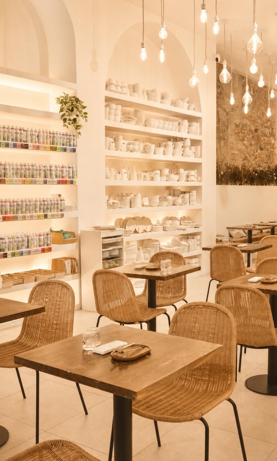 Espai creatiu i acollidor del taller de ceràmica La Pintoràmica